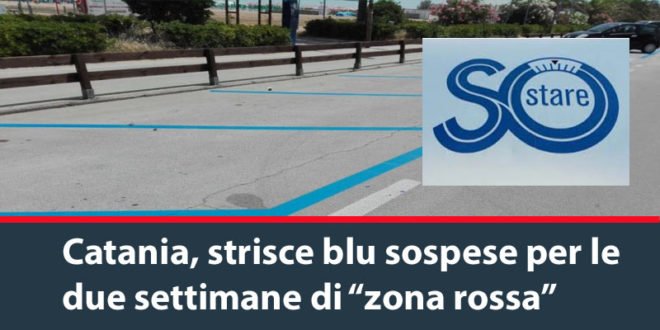 Catania strisce blu sospes