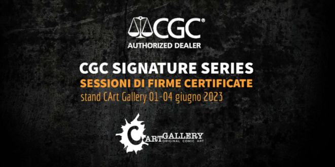 CArt Callery certificazione firme artisti Etna Comics 2023