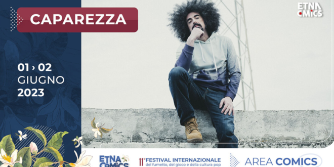 Caparezza Etna Comics 2023 come partecipare