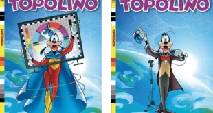Etna Comics 2026 cover variant Topolino Pippo Baudo Panini