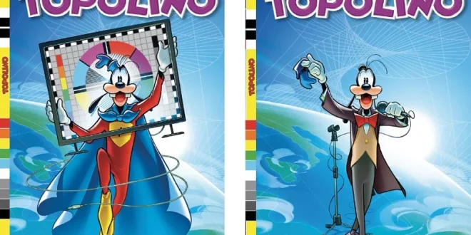 Etna Comics 2026 cover variant Topolino Pippo Baudo Panini