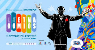 Etna Comics 2026 manifesto ufficiale Pippo Baudo Carpinteri