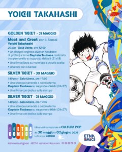 Captain Tsubasa Etna Comics 2026 Yōichi Takahashi